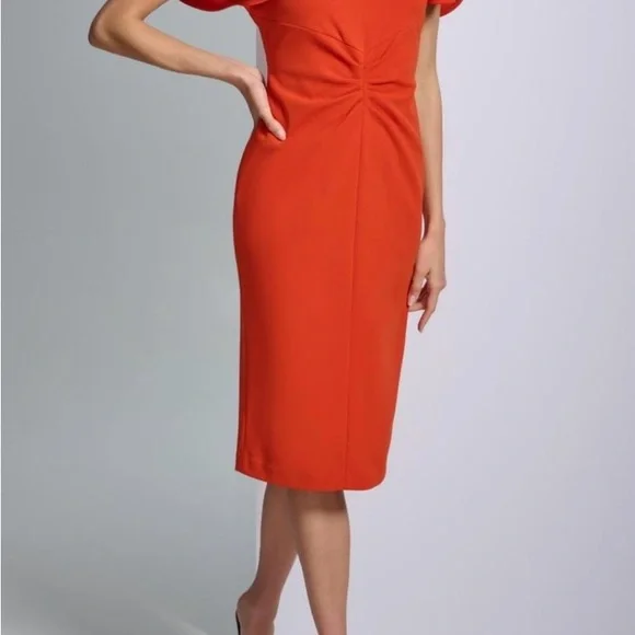 Midi Dress Calvin Klein Cap Sleeve Sheath Dress Calvin Klein Short